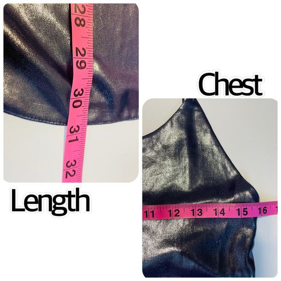 ASOS Silver Metallic Lightweight Spaghetti Strap Bare Back Dress Women Sz XS NWT - Picture 9 of 9